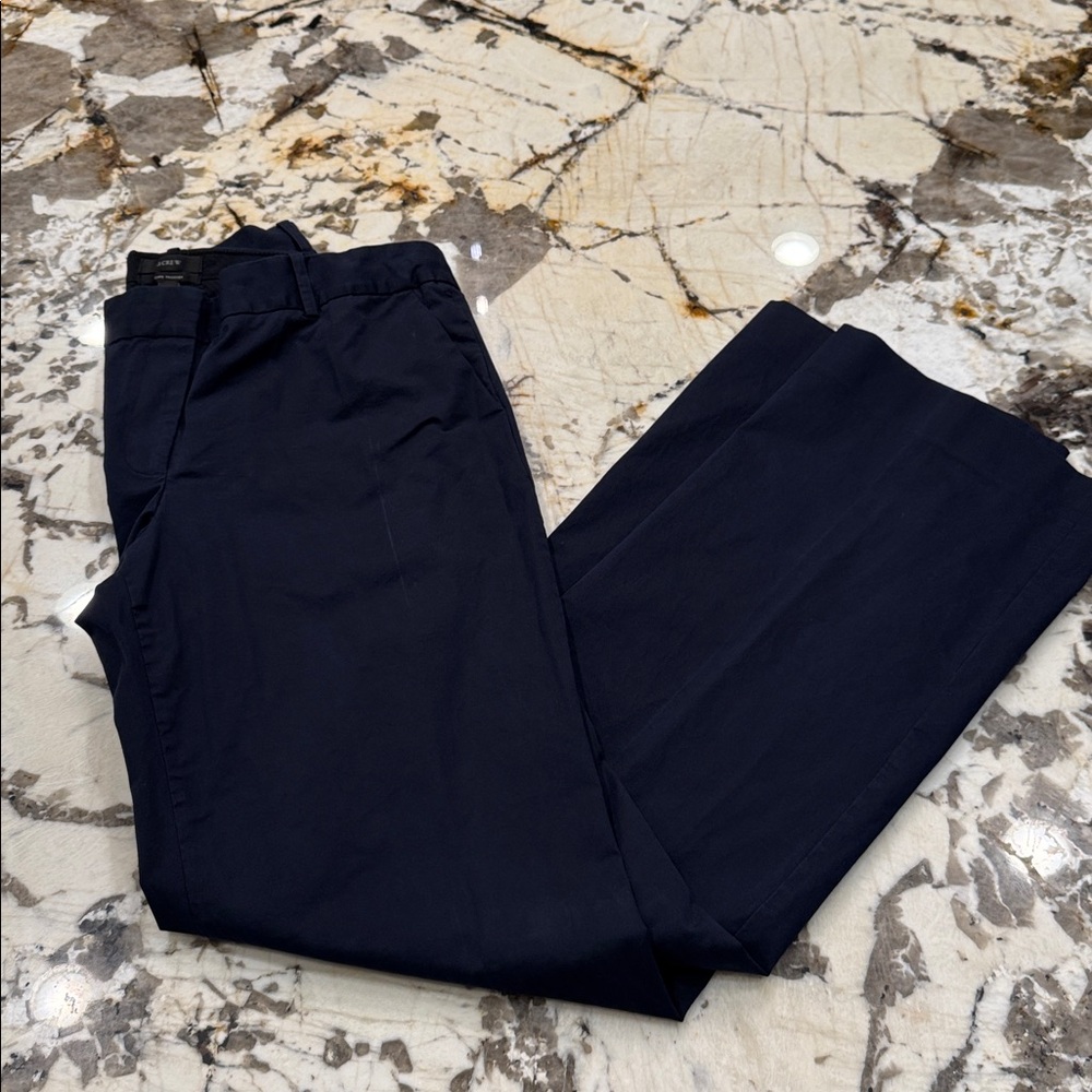 J. Crew Navy Cafe Trousers